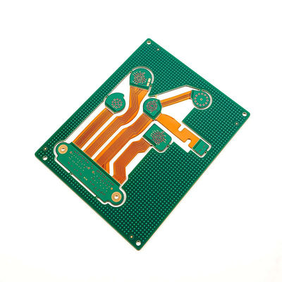 Goede prijs. Vierkant pcb contour Rigid flexibel pcb met AOI test Wit soldeermasker online