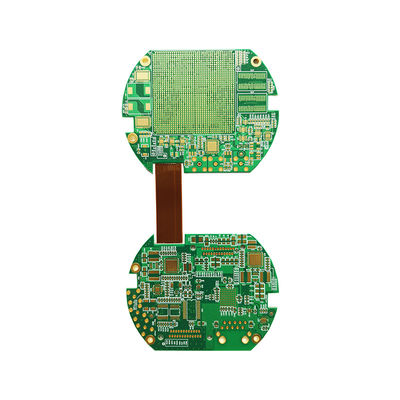Goede prijs. Auto-toepassingssegment Rigid Flexible PCB met blauwe kleur en ISO14001-certificering online